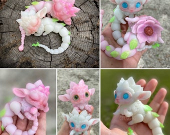 Blossom Dragon: una muñeca articulada de bola impresa en 3D