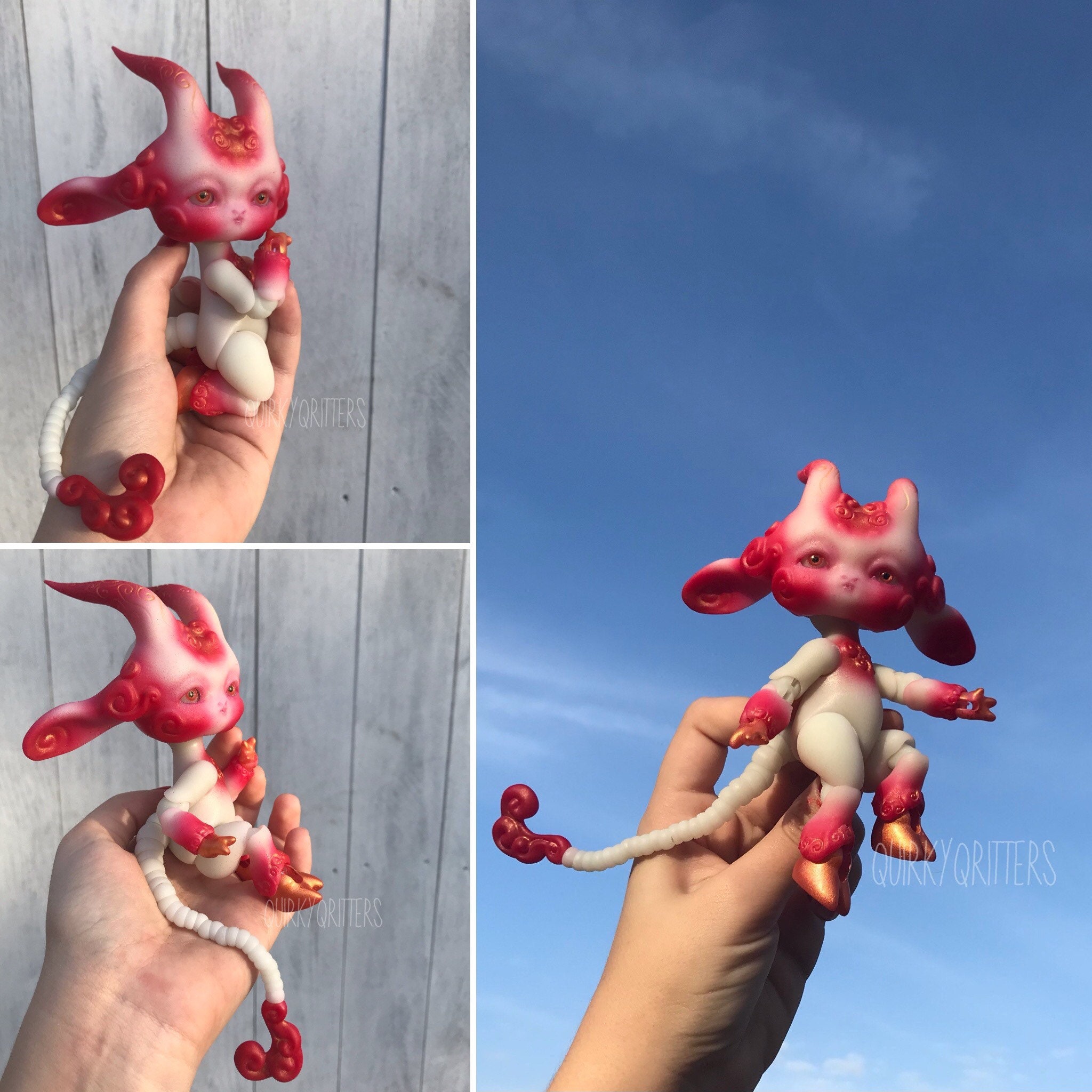 Luck Dragon: A Lucky 3D Resin Printer Ball Joint Doll