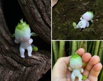 Bamboo Shoot Fairy Baby: una muñeca de bebé impresa en resina micro 3D