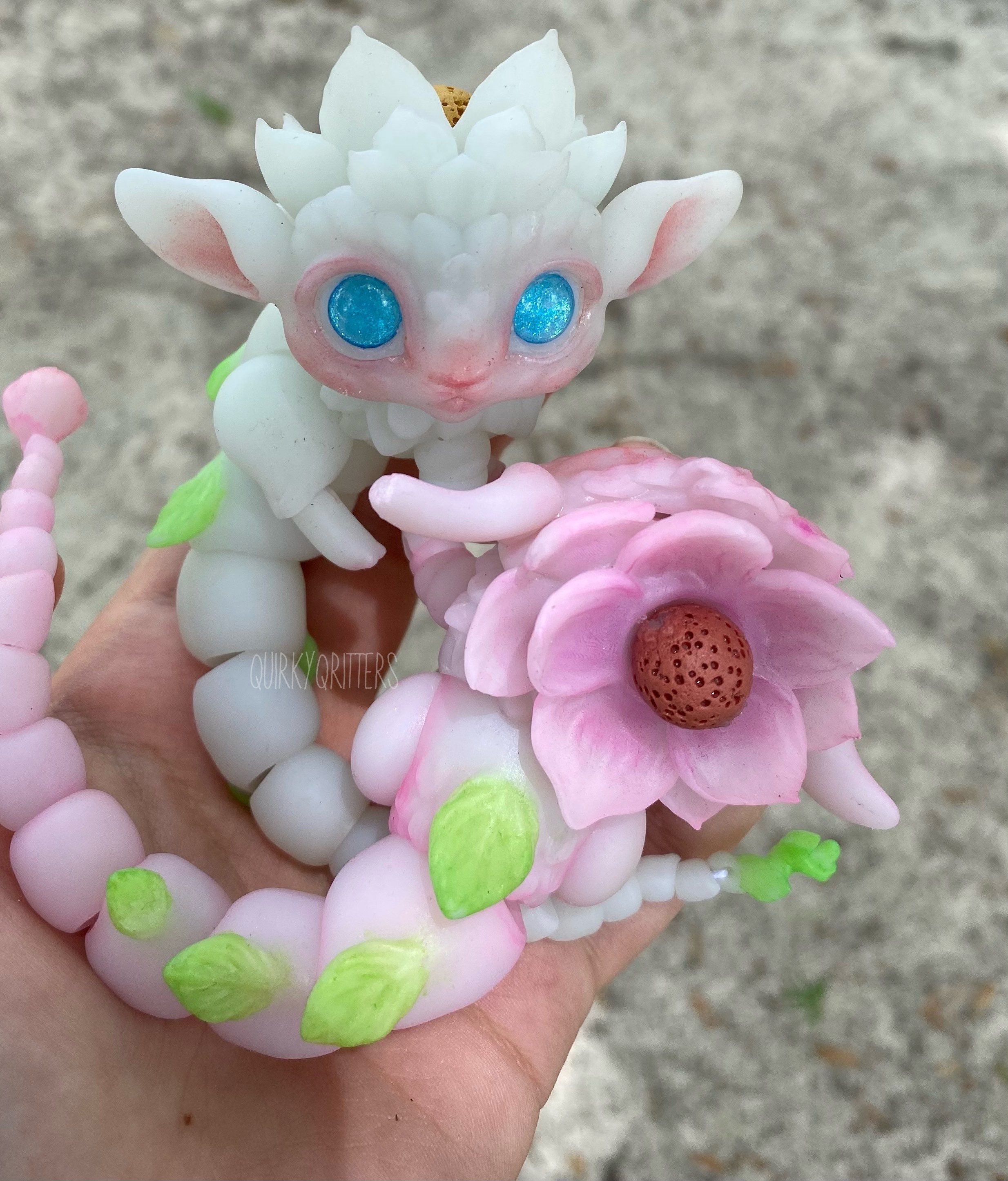 Blossom Dragon: A 3D Printed Ball Jointed Doll - Etsy