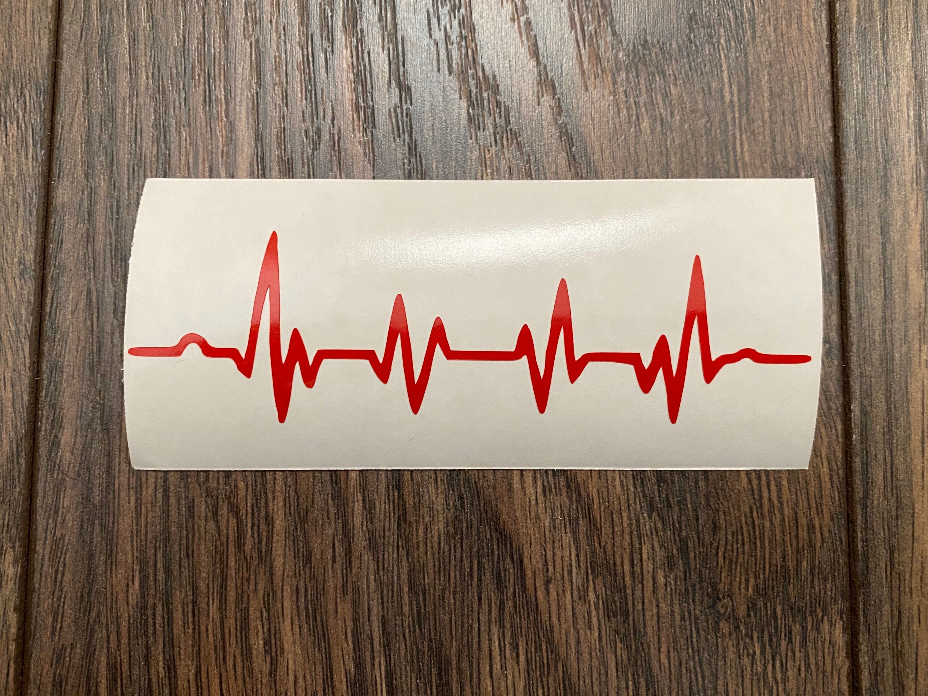 EKG Decal/Sticker Etsy