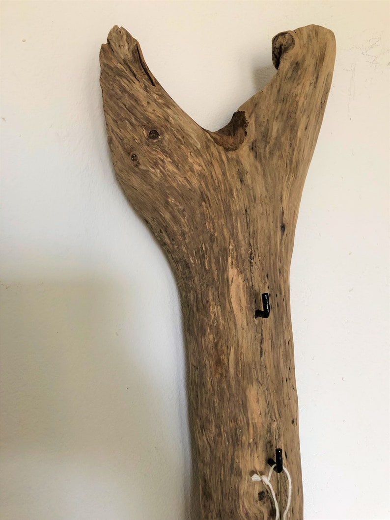 Driftwood Key Hook Driftwood Branch Natural Sustainable Etsy