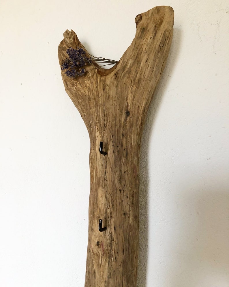 Driftwood Key Hook Driftwood Branch Natural Sustainable Etsy