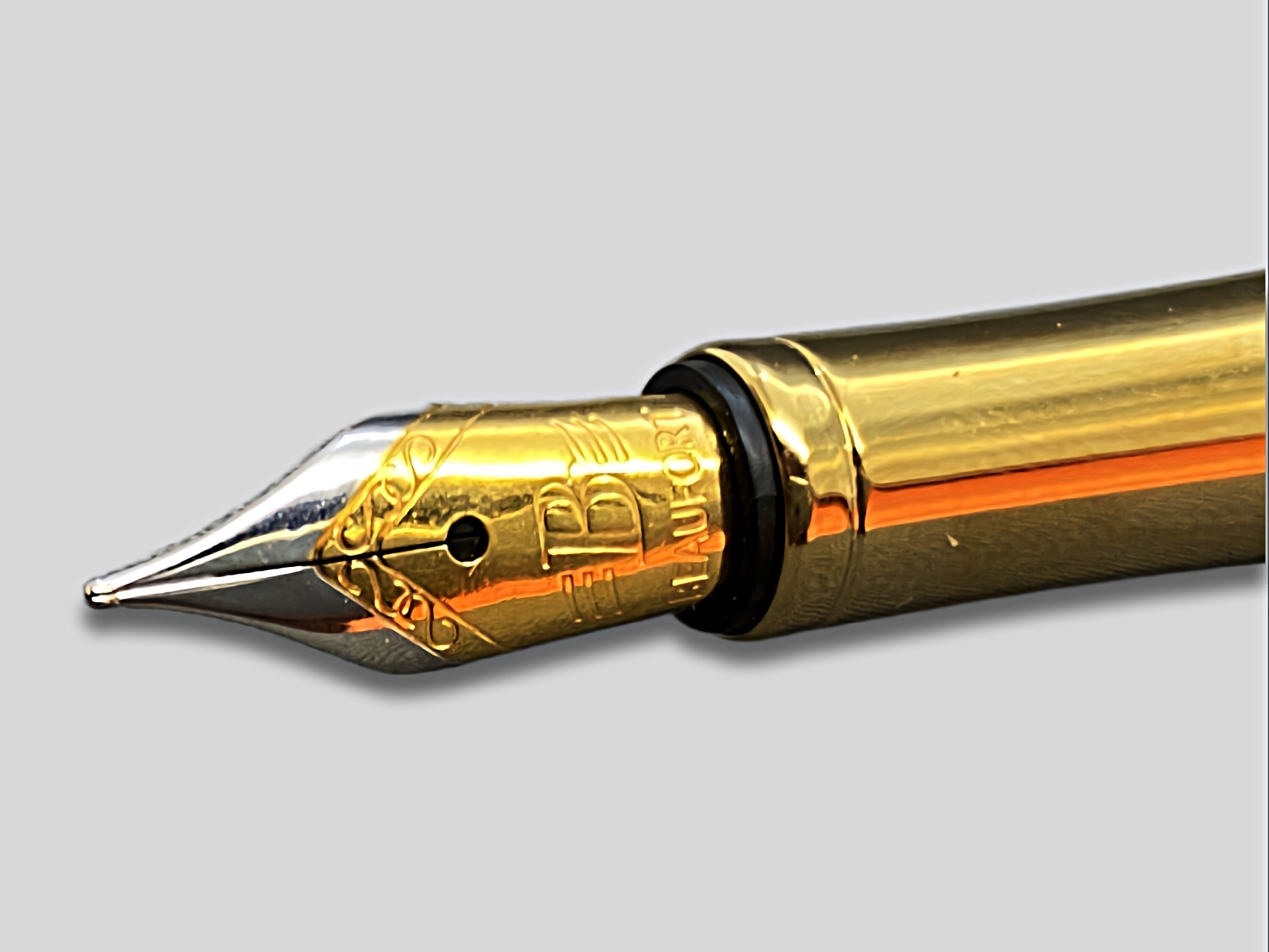 Mistral Fountain Pen in Paua Abalone and Gold With Rhodium Accents Etsy