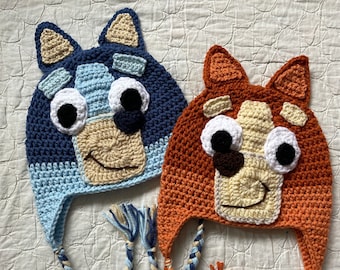 Blue and Orange Heeler Hat