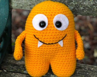 Happy Little Monster Crochet Pattern - PDF Download