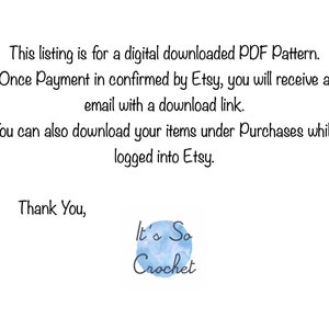 Crochet Patter PDF Download Chocolate Bunny image 5