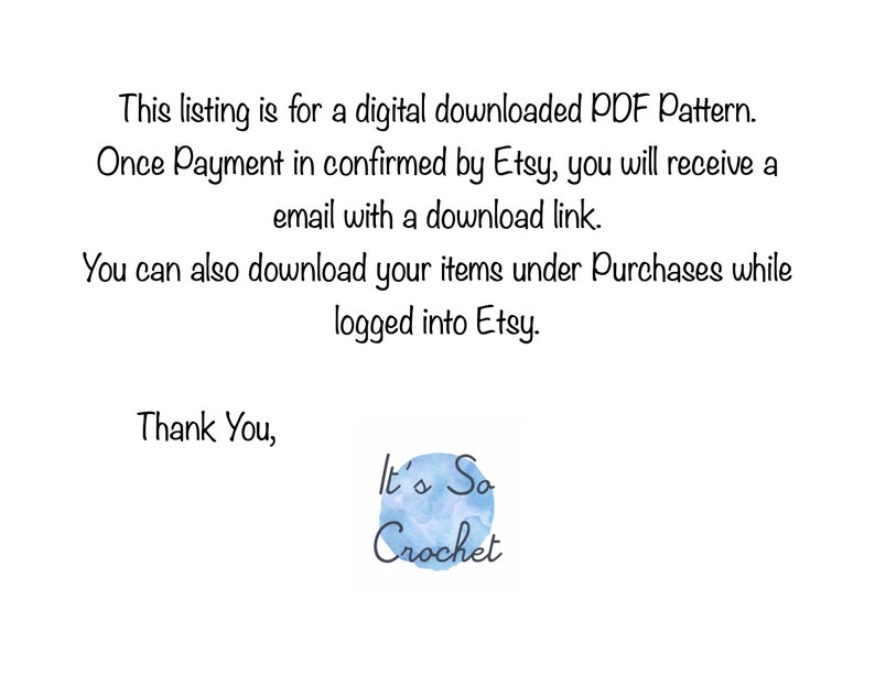 Crochet Patter PDF Download Chocolate Bunny image 5