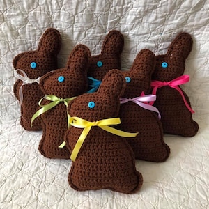 Crochet Patter - PDF Download - Chocolate Bunny