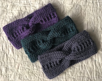 Häkelanleitung - Simple Twist Ohrenwärmer - PDF Download