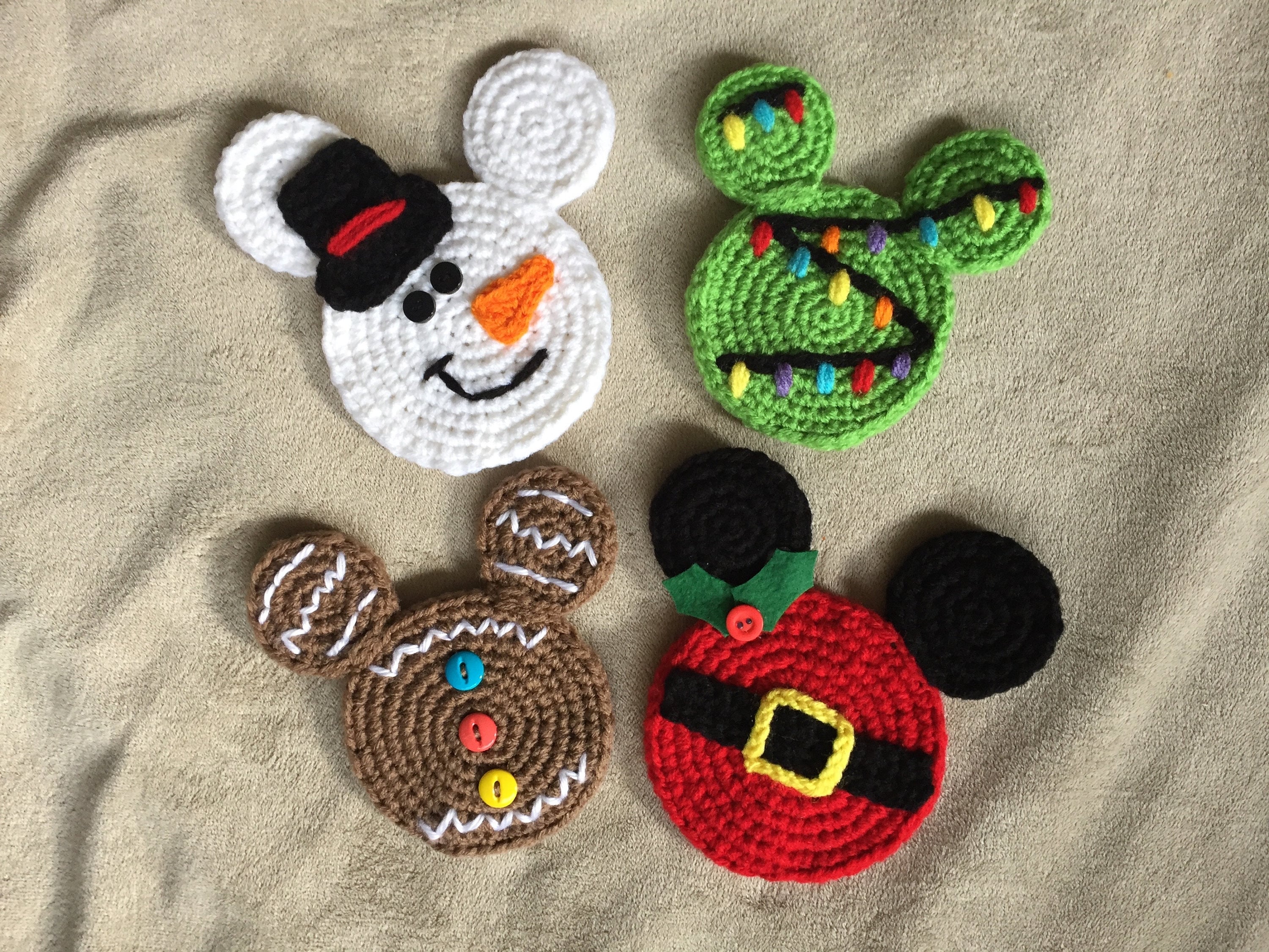 37 Rat Crochet Patterns: Amigurumi Rats, Mice, and Whimsical Rodent Designs 15 Mouse Ornament Set