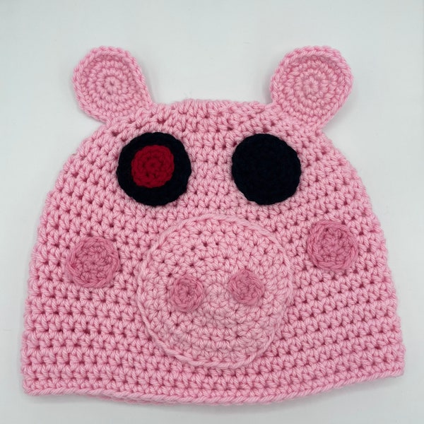 Piggy Hat - Crochet Pattern - PDF Download