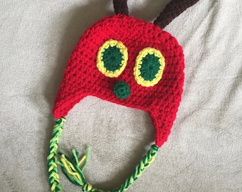 Crochet Patter - PDF - Caterpillar Hat