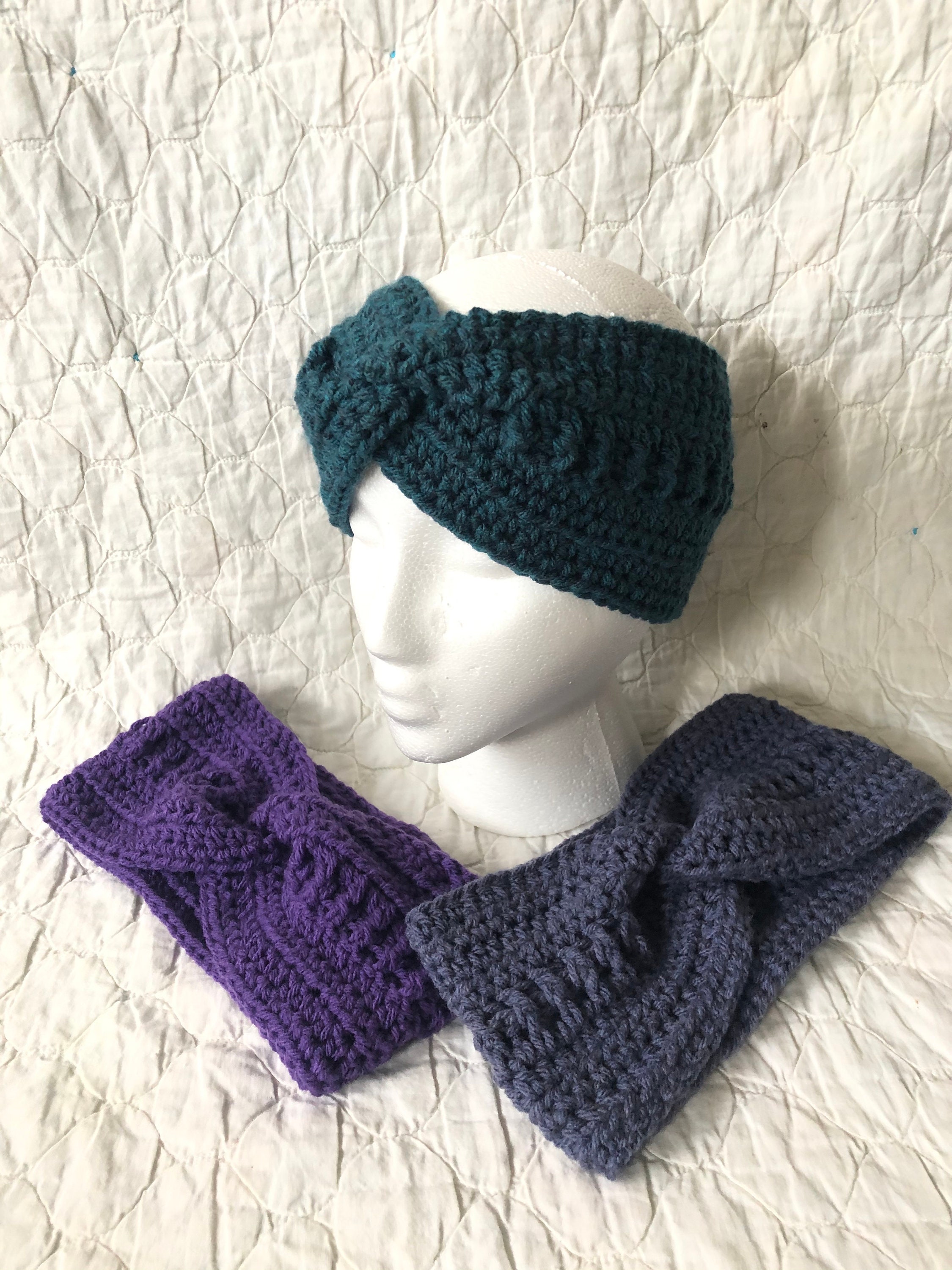 Crochet Pattern - Simple Twist Ear Warmer - PDF Download - Etsy
