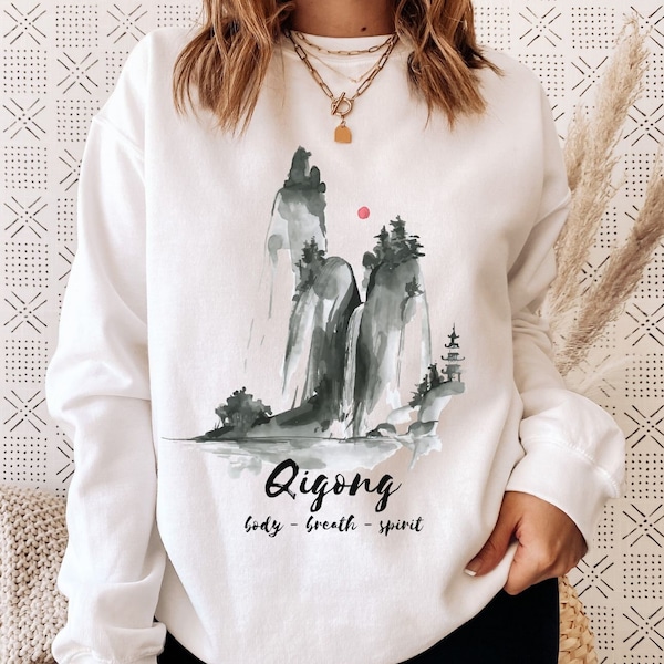 Qigong Sweatshirt Qi Gong Uniform Woman Qigong Clothing Qigong Shirt Qigong Teacher Gift Qigong Gift Chinese Martial Arts Qi Gong Sweater