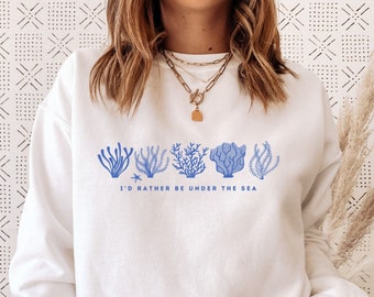 Beach Vacation Sweatshirt Scuba Diving Shirt Maui Vacation Shirt Beach Vacation Gift Dive Sweatshirt Coral Reef Shirt Surf Snorkeling Trip