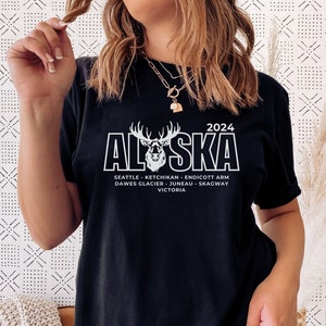 Custom Alaska Cruise Shirt Personalized Alaska Family Cruse Shirts Alaska Family Vacation Shirt Alaska Family Cruise Gifts Alaska Map Shirts