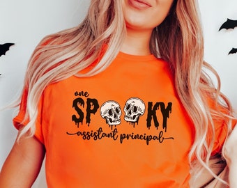 Assistant Principal Halloween Shirt, Assistant Principal Gifts, Spooky Season Tshirt for Assistant Principal, Assistant Principal T Shirts