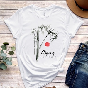 Qigong T Shirts Qi Gong Uniform Woman Qigong Clothing Qigong Shirt, Qigong Teacher Gift Qigong Gift Chinese Martial Arts Qi Gong Tshirt Men