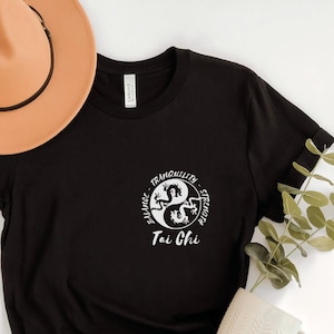 Tai Chi Shirt Tai Chi Uniform Woman Yin Yang Tai Chi Clothing Tai Chi Gift Tai Chi Teacher T Shirt Tai Chi Master Instructor Martial Arts