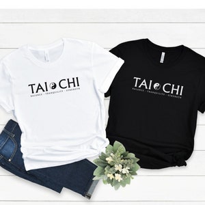 Tai Chi Shirt Tai Chi Uniform Woman Tai Chi Clothing Tai Chi Gift Tai Chi Teacher T Shirt Tai Chi Master Instructor Group Matching Shirts