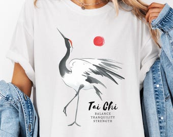 Tai Chi Shirt Tai Chi Uniform Woman Tai Chi Clothing Tai Chi Gift Tai Chi Teacher T Shirt Tai Chi Master Chinese Martial Arts Yin Yang Tee