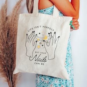 Nail Tech Gift, Nail Tech Tote Bag, Nail Technician Gifts, Nail Boss Gift, Manicurist Gift Nail Salon Gift Nail Artist Cosmotologists Gift