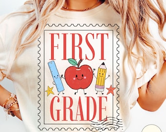 First Grade Teacher Shirt, Back to School Shirt, First Grade Teacher Tee, Comfort Colors, 1st Grade Team, Teacher Gift Idea