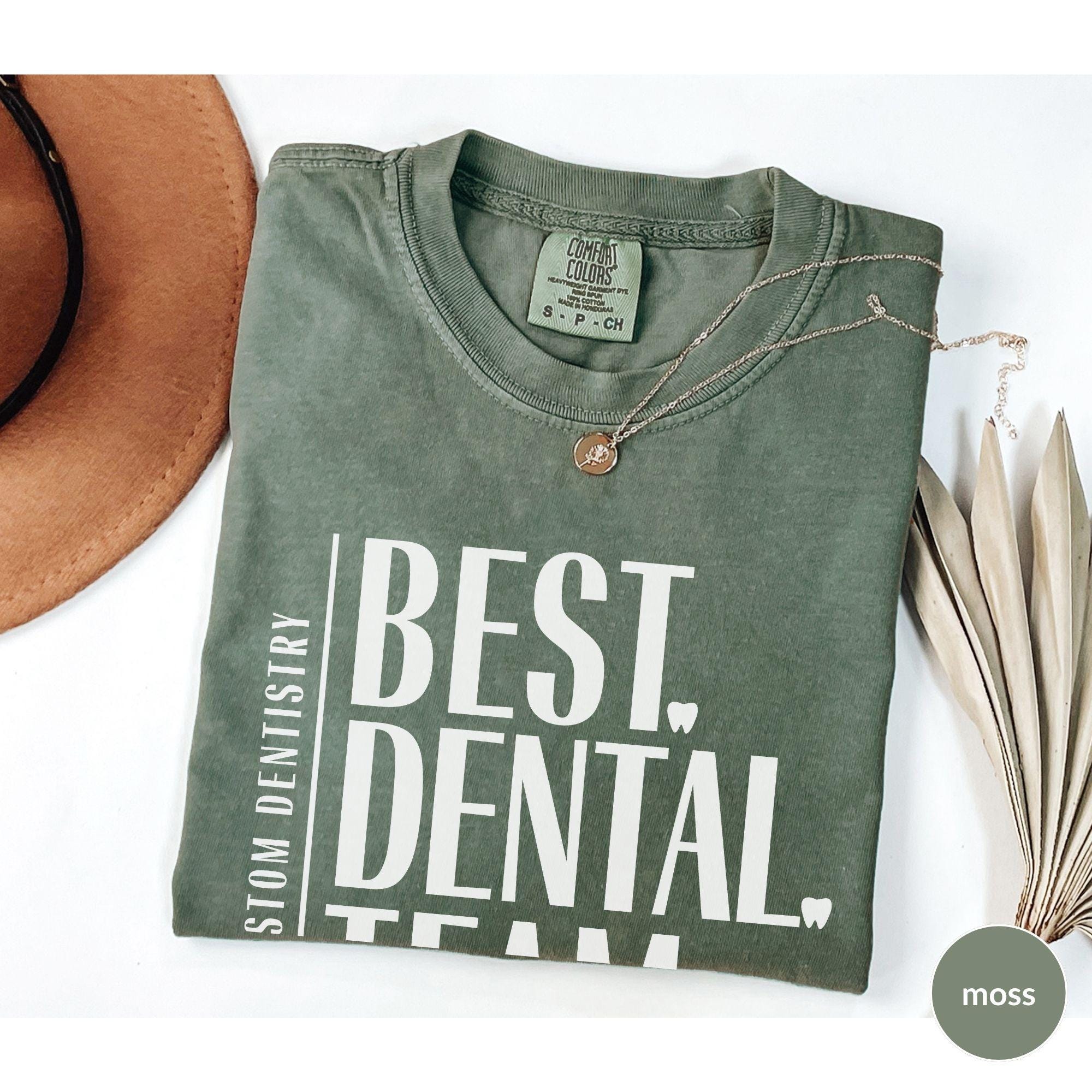 Custom Dental Squad Shirts Comfort Colors, Personalized Dental Crew ...
