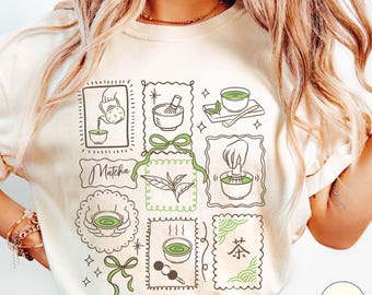 Matcha Lover Shirt Comfort Colors, Cute Green Tea T-Shirt, Matcha Gift, Tea Lover Tshirt, Matcha Lover Club Tee