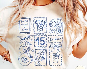 Personalized Basketball Mom Shirt, Custom Team Name Number Tee, Senior 2026 Basketball Mom, Game Day Shirt, Basketball Mama Gift