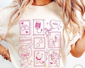 Dialysis Nurse Shirt, Valentine's Day Renal Dialysis Tee, Nephrology RN TShirt, Dialysis Tech Gift, Kidney Nurse, Medical Nurse Tee
