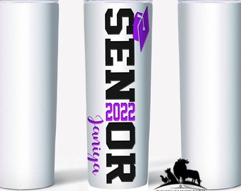 Senior Graduation Gift, Senior 2024 Tumbler, Graduation Tumblers, Senior Tumbler 2022, Class of 2022, Personalized Grad Gifts, 2022 Senior