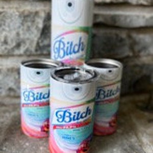 Btch Be Gone Spray Tumbler Funny Eliminates hoes Crisp Fuck off scent Lysol bitch spray image 2