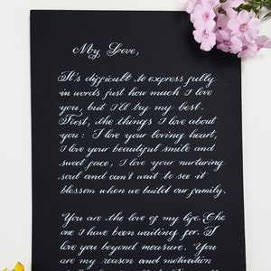 Send A Personalized Handwritten Letter For Your Loved One, Valentines Day, Poems, Wedding Vows, Anniversary, Love Letters, Gift For Couples