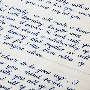 Personalized Extra Long Handwritten Letters, Wedding Vows, Birthday Cards, Anniversary, Valentines Days, Mother's/Father's Day 画像 1