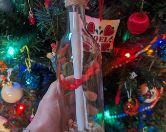 Handwritten Calligraphy Letter In A Bottle, Love Letter, Message, Proposal Letter In Bottle, Invitations & Announcements, Valentine's Gift