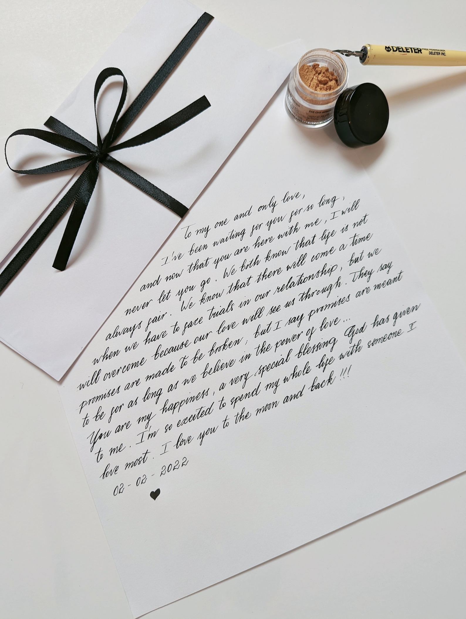 Note Letter Custom Handwritten Letter, Thank You Notes, Love Letters, Wedding Vows ...