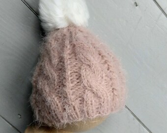 COELLO cable Hat PDF Pattern, Knitting Pattern, Photo Prop Pattern, Newborn Hat Pattern