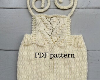 MARTINA Romper PDF Patterns, Knitting Patterns Set, Photo Prop Pattern, Sitter Patterns