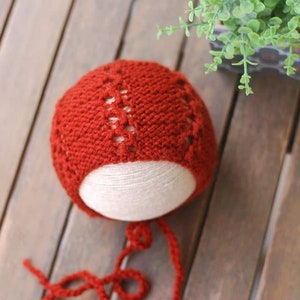 CARTER Texture Bonnet PDF Muster, Strickmuster, Photo Prop Muster, Newborn Hat Muster