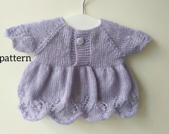 AMELIA Top Dress PDF Pattern, Knitting Pattern, Photo Prop Pattern, Newborn Swing Top Pattern