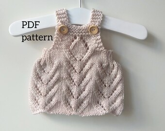 Patrón PDF para vestido PIA, patrón de punto, patrón para accesorios de fotografía, patrón para falda de recién nacida.