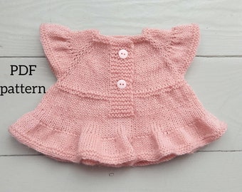 SAYFA topjurk pdf-patroon, breipatroon, fotorekwisietpatroon, newborn swing toppatroon