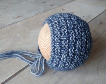 Patrón PDF para gorro DAKOTA, patrón de punto, patrón para accesorios de fotografía, patrón para gorro de recién nacido