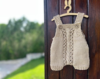 Patrón en PDF para mono HARRIS, patrón de punto, patrón para accesorios de fotografía, patrón para body de recién nacido