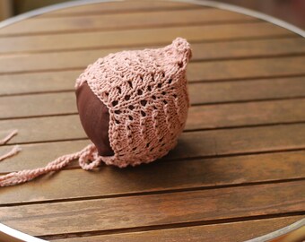 Patrón PDF del gorro Pixie de RIVER, patrón de punto, patrón para sesión de fotos, patrón de gorro para recién nacido