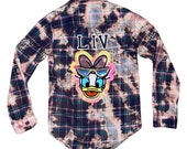 Girl s or Boy s made to order name letter patches shirt disney Nickelodeon inspired disney outfit child s disney flannel shirt