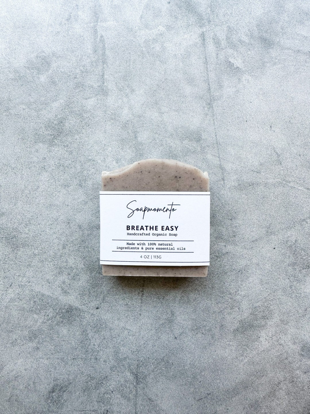 Breathe Easy Organic Handmade Soap Face and Body Soap Cold Process All Natural Gift for Her Etsy