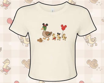 T-shirt Magic Ducks// T-shirt bébé// Top court